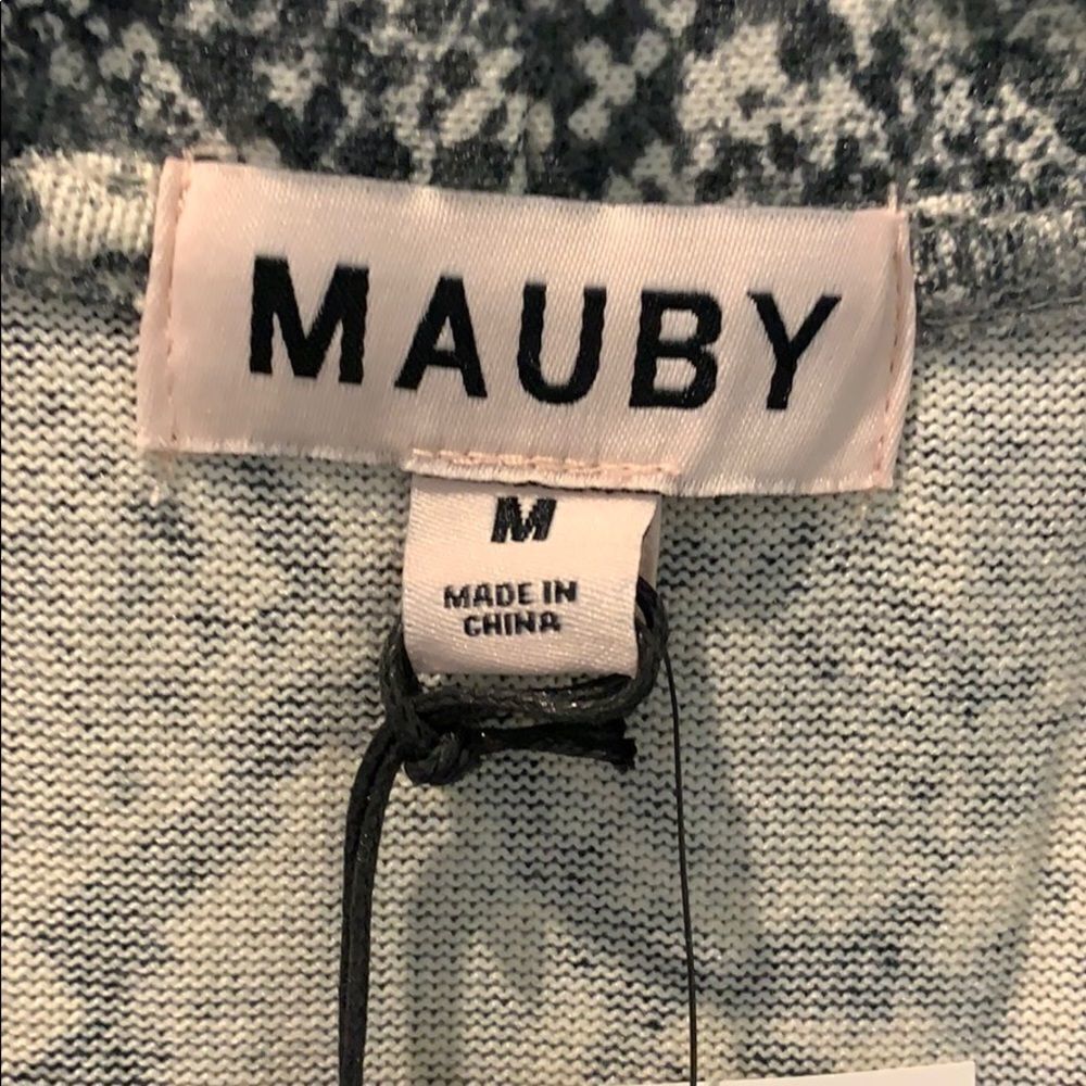 NWT Mauby Open front cardigan python charco… - Picture 4 of 11